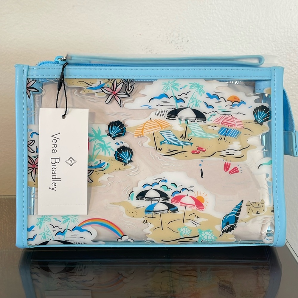 Vera Bradley Clear Beach Wristlet